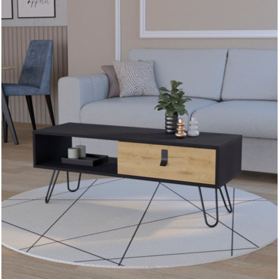 Nazariyah Hairpin Legs Coffee Table Living Room Table Coffee Table Modern Coffee Table