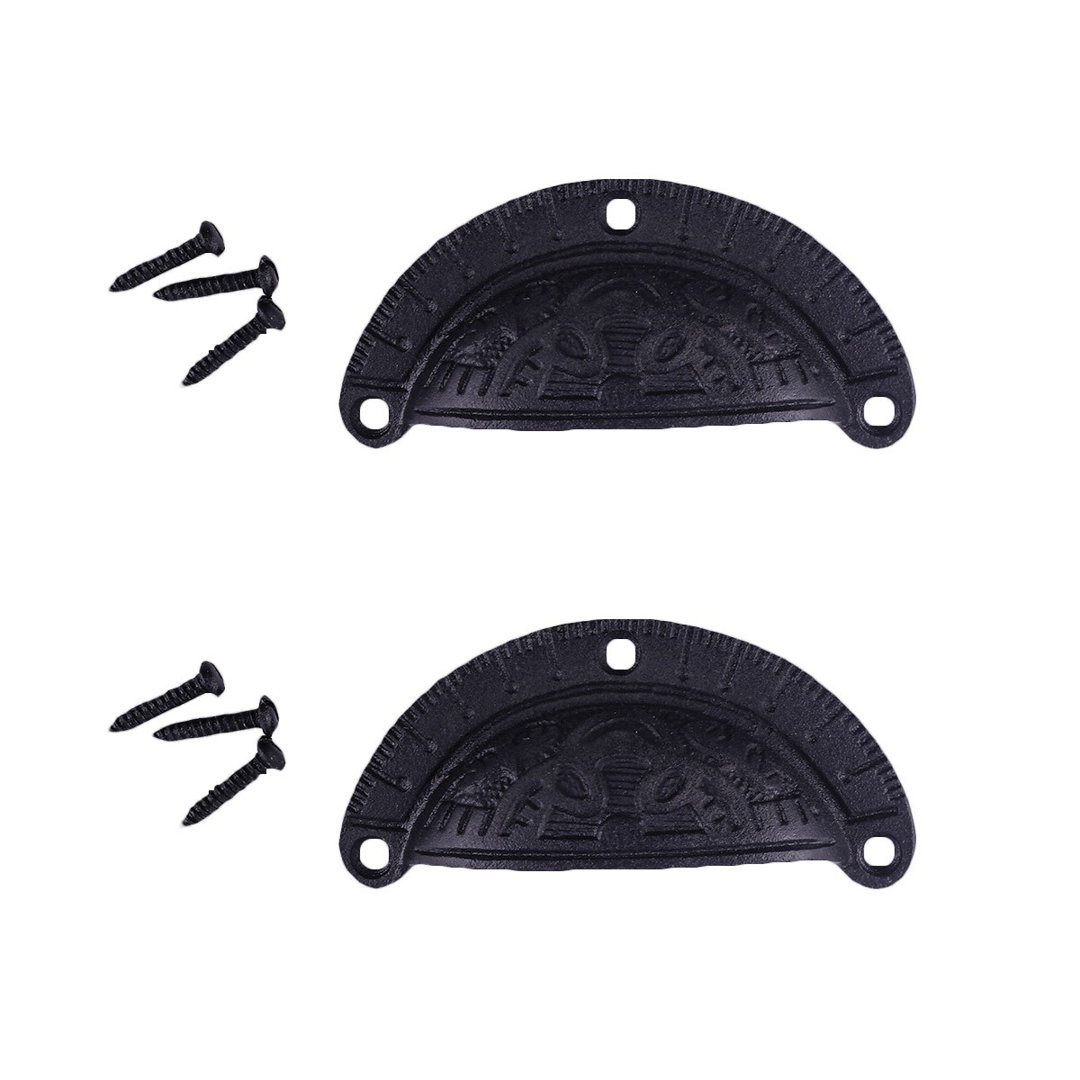 Cabinet or Drawer Iron 3 1/4" Center to Center Cup Pull (Set of 2) The Renovators Supply Inc.