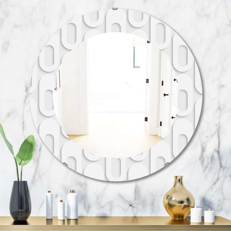 Miroir mural scandinave Mid-Century 3, H 31,5 po x l po