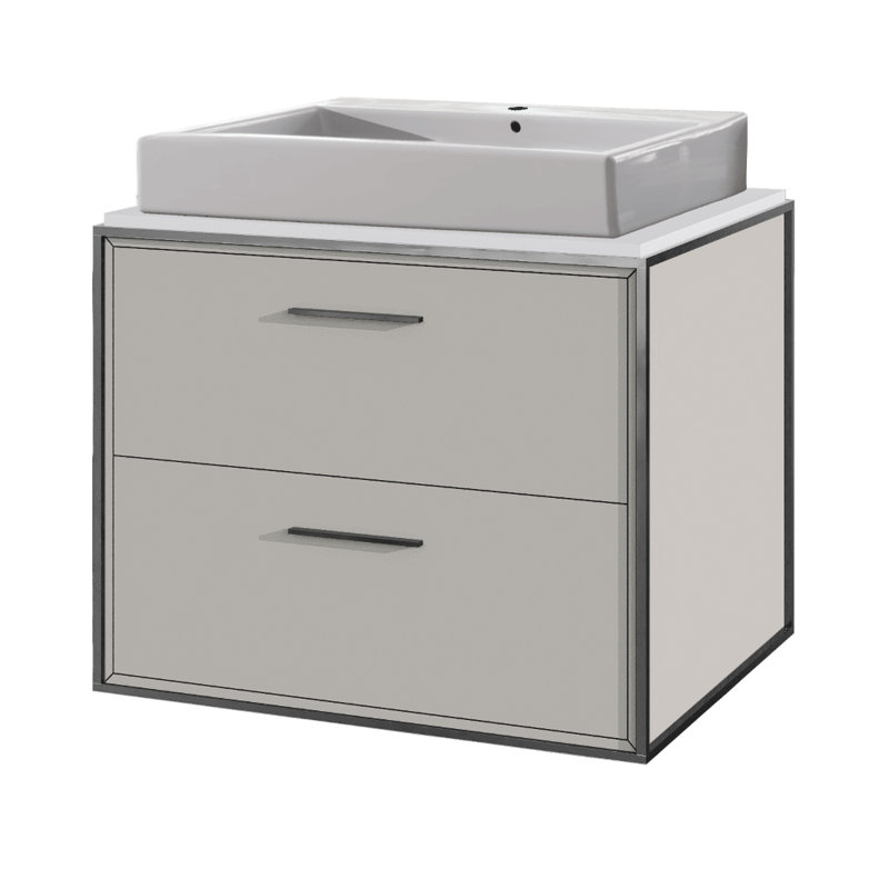 Aquaplane 22'' L Bathroom Sink, Single Hole