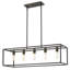 Seadrift 5 - Light Oil-Rubbed Bronze Kitchen Island Pendant