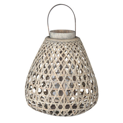Lanterne conique en bois Coconio