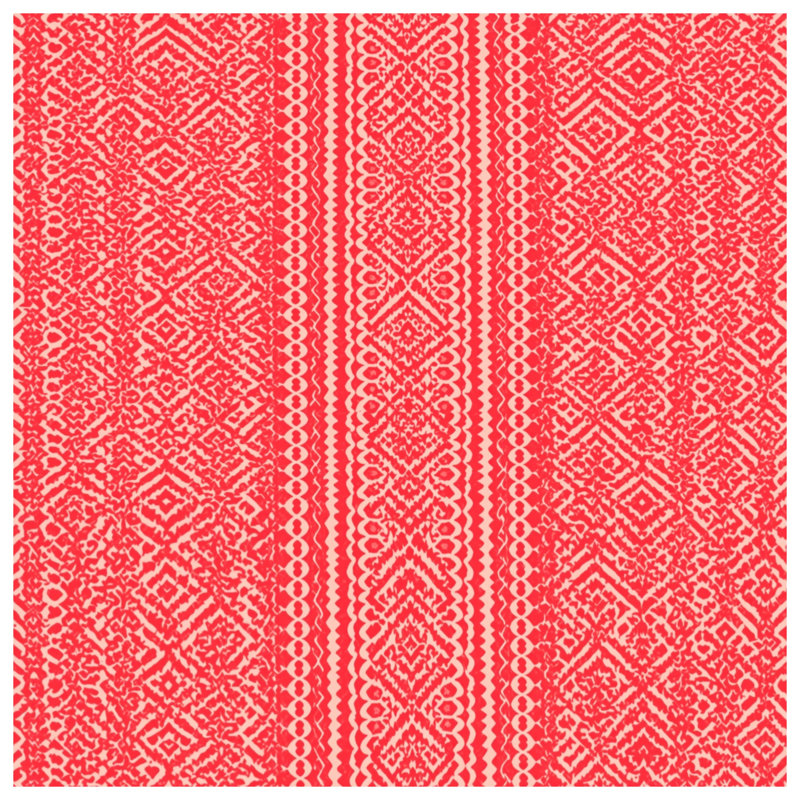 Housses de couette à motif géométrique rouge, Grand lit