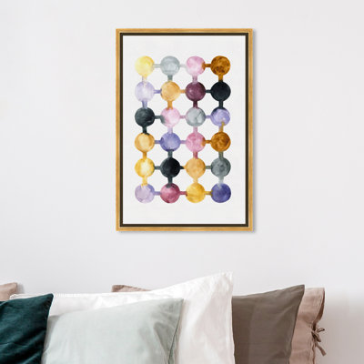 " Abstract Lavender Morning Geometric "
