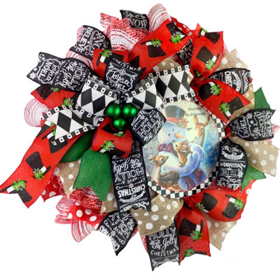 Paradise Wreath Boutique Handcrafted 18'' Wreath