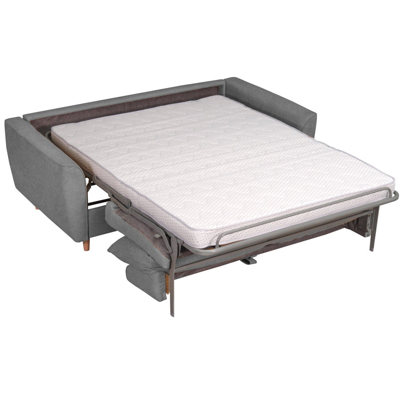 Marotz Sofa Bed with Mattress, Grey