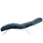 Rye Upholstered Velvet Fabric Chaise Lounge with Adjustable Backrest-333969028-333969031