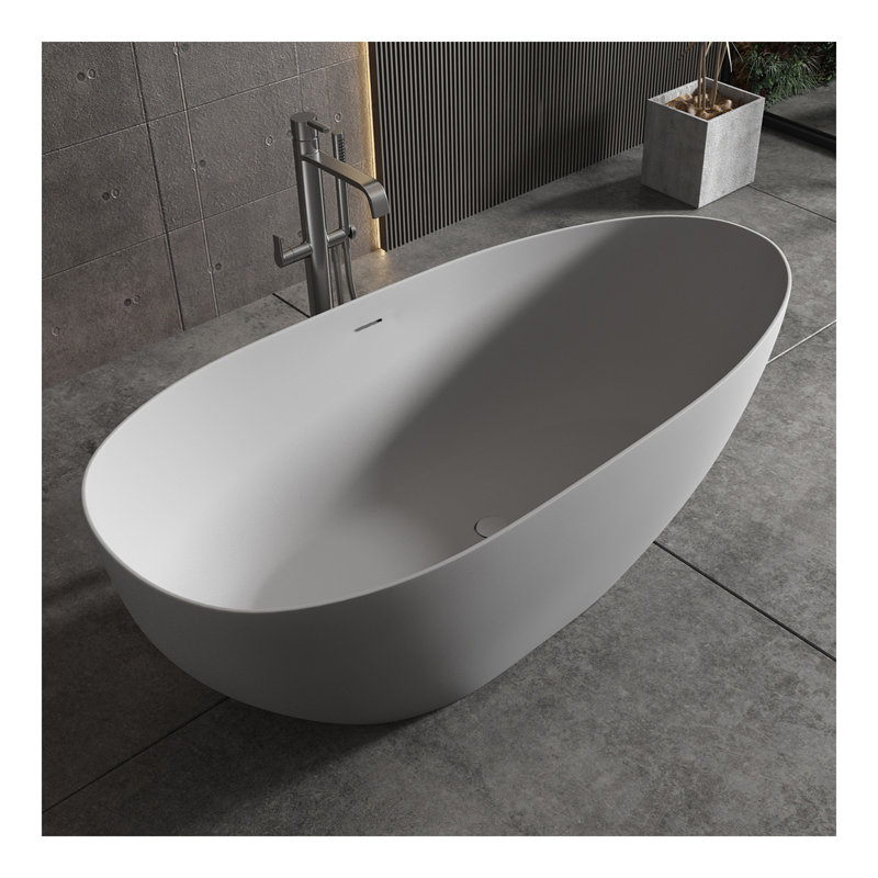 solid surface soaking bathtub