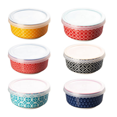  4-Oz Covered Dip Bowls (6-Piece Set)