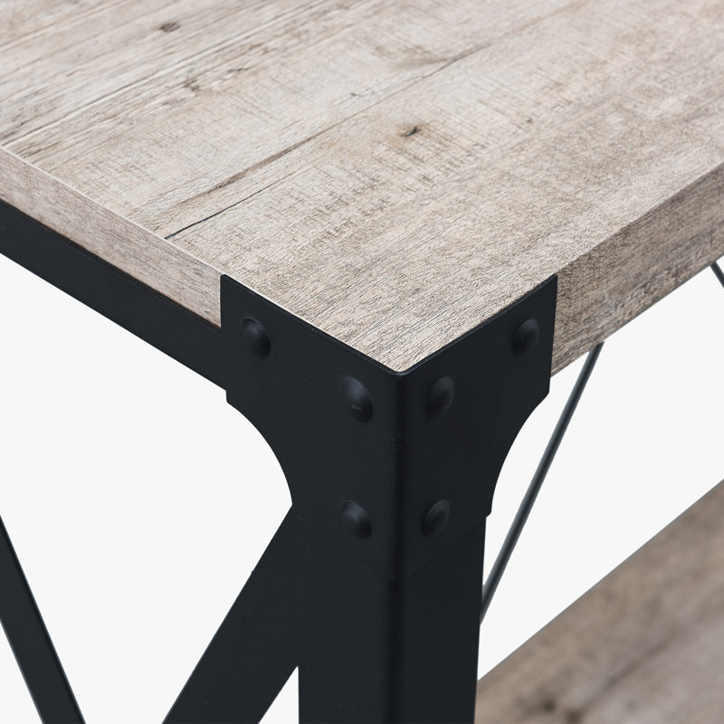 Sylvain 46'' Console Table, Light Rustic Oak