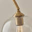 152cm Brushed Arched Floor Lamp