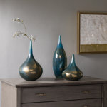 Aurora 3-Piece Glass Vase Set