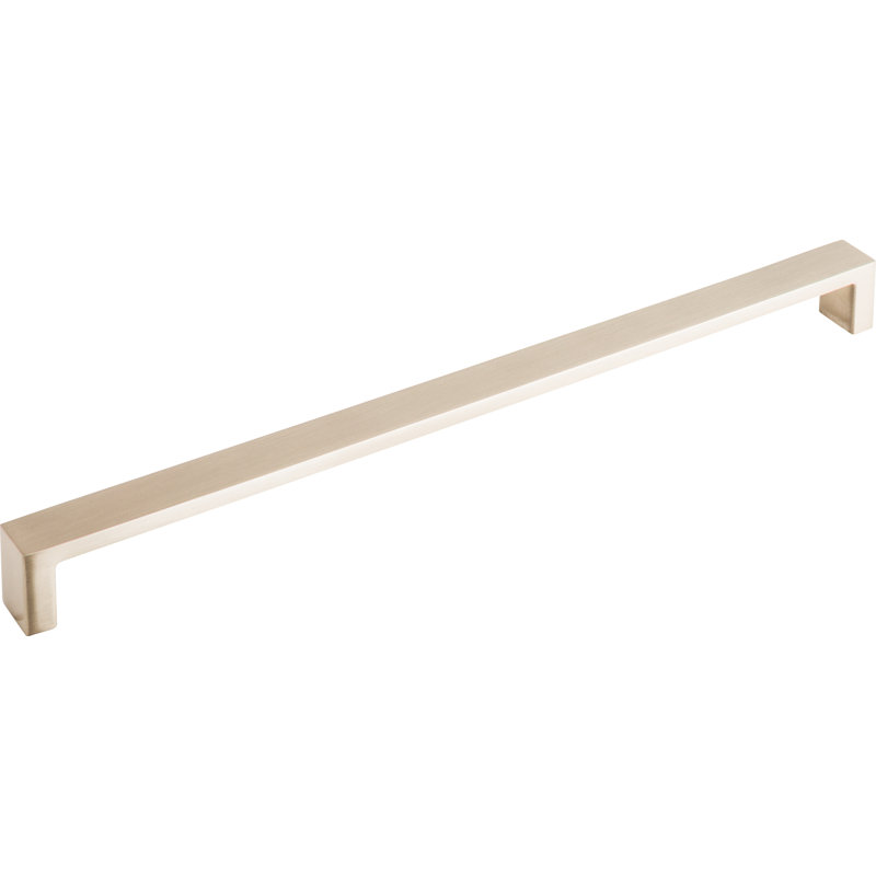 Modern Metro Bar Pull, 12" Center to Center, Brushed Satin Nickel