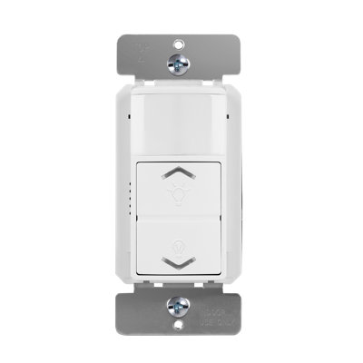 TopGreener Motion Sensor Light Switch Dimmer, 150W LED, Single Pole - White