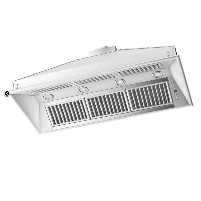 46" 700 CFM Ducted Insert Range Hood in Brushed 430 Stainless Steel