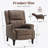 Faux Leather Pushback Recliner Chair For Living Room Bedroom RV-360137028
