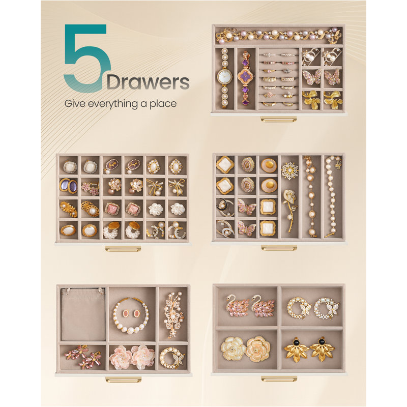 Manufactured Wood Jewellery Box +