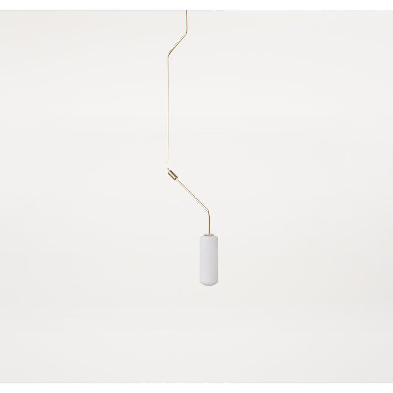 Ventus Pendant Form 2 Brass (34"), 34.3 H x 15.4 W x 3.3 D