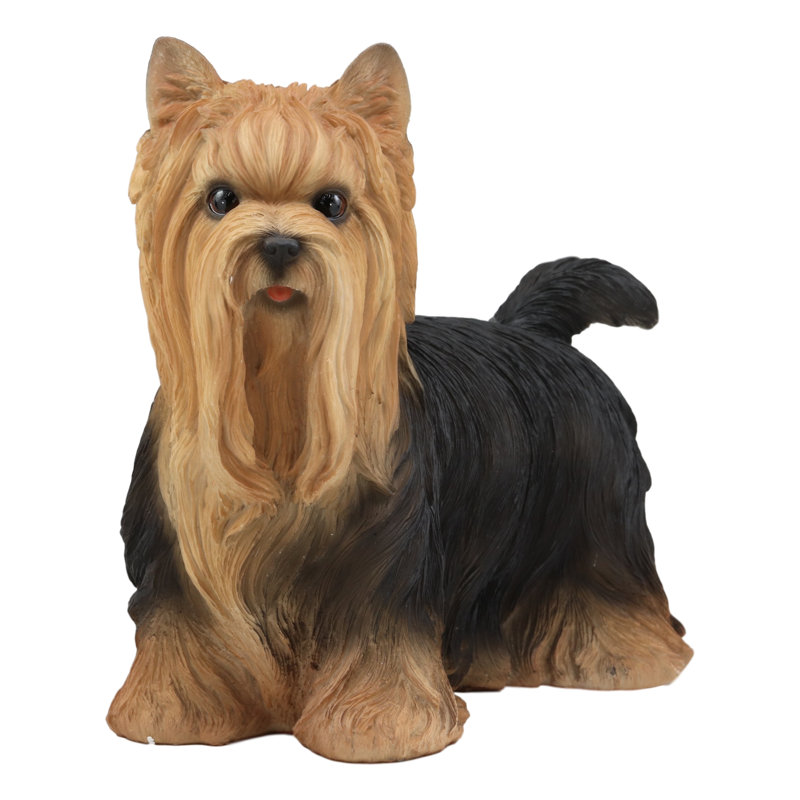Figurine yorkie réaliste à poils longs Pataskala