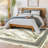 Home Decor Luxury Non-Slip Rubber Backing Safety Soft Runner Area Carpet Floor Area Rug Indoor Interior Accent Decorative Mat, Modern Gold Grey Marble Greek Key Design, 5 x 7 Feet