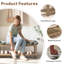 Polyester Upholstered Storage Bench-305538619