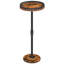Petite table de bout ronde, table d'appoint à hauteur réglable