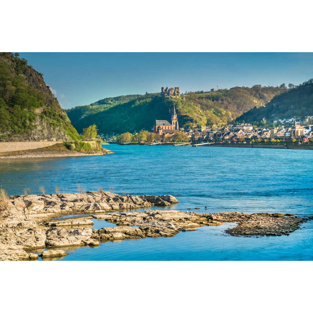 Oberwesel am Mittelrhein von Leamus - Leinwandbilder Kunstdrucke