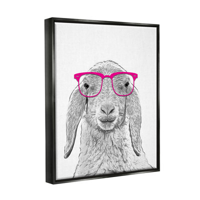 «Trinx Farmhouse Sheep Pink Glasses» par Annalisa Latella
