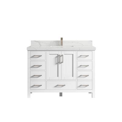 Ensemble de meuble-lavabo simple 48 po Malibu