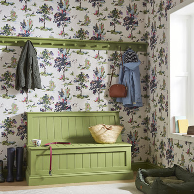 Rouleau de papier peint double L 33 pi x l 21 po Joules Woodland