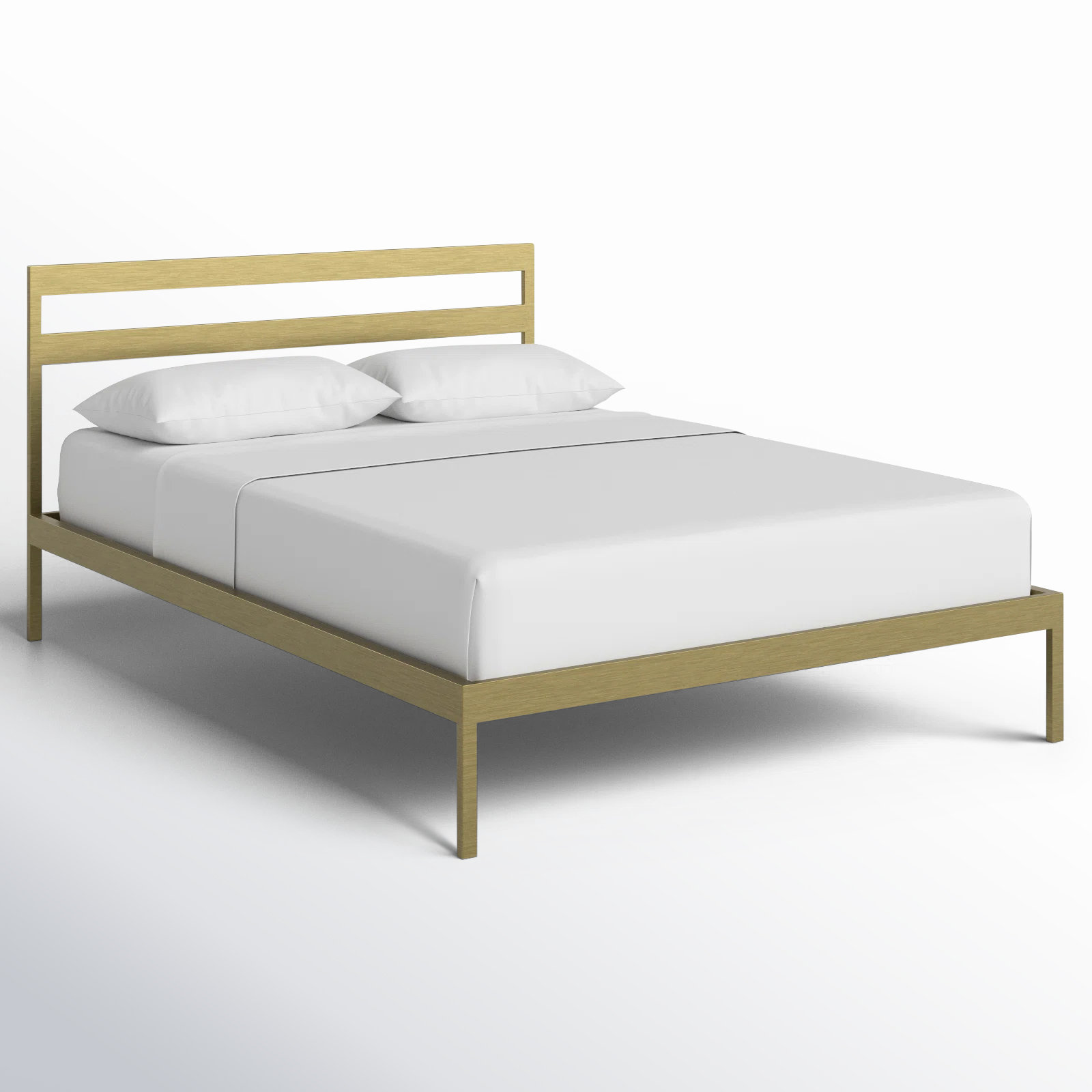 Aston Slat Bed, King, Gold