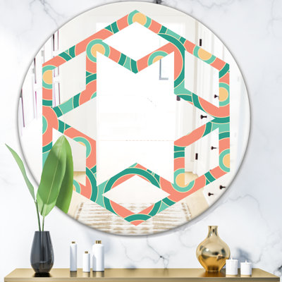 Miroir mural Hexagon Star VI