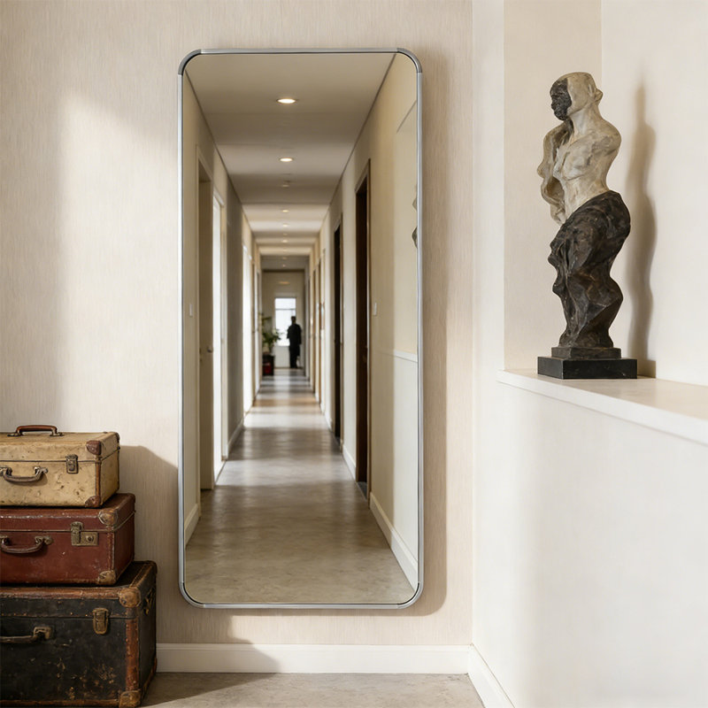 Full Length Mirror, Full Length Irregular Wall Mirror, Dressing Mirror Wall Mounted For Bedroom Living Room Entryway Vanity Room