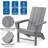 Buvana HDPE Folding Adirondack Chair-313151945