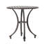Table d'appoint d'extérieur en fonte d'aluminium 19 po