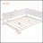 Wood Daybed/Sofa Bed with Elegant Mid-Century Design, Cozy Armrest, and Versatile Color Options for Modern Living.-526533933-526533906