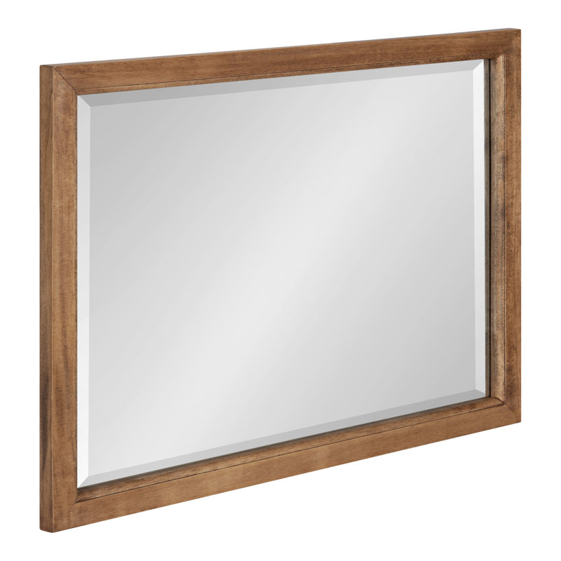 Herbst Flat Mirror, 24" x 18", Gray
