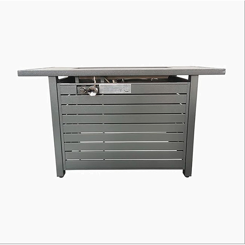 Table de foyer d'extérieur avec couvercle 25 H x 42 W