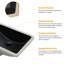 21" L x 15" W Rectangular Ceramic Undermount Bathroom Sink with Overflow-108211504