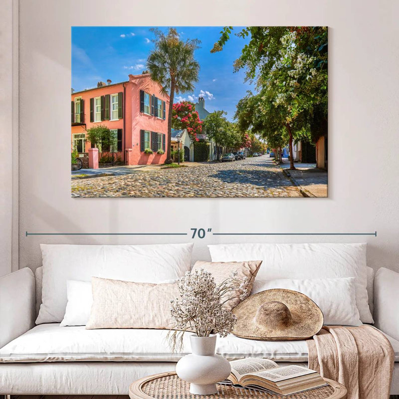 Sireci Charming Charleston Street, 34" H x 51" W