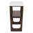 Narrow Console Table with Marble-Effect Top, Retro Entryway Table with Open Shelf, Sofa Table for Entryway, Hallway and Living Room-1675611263