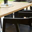 Solid Wood Base Dining Table-196523399