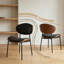 Ensemble de 6 chaises de salle à manger de style Mid-Century moderne - Bois cintré de qualité supérieure avec revêtement ergonomique en similicuir-622811856