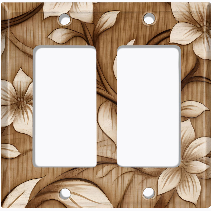 Copper Rust Patina Teal Print 2 - Gang Rocker Standard Wall Plate