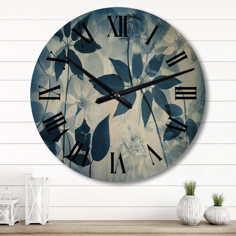 Horloge murale en bois massif, Grand