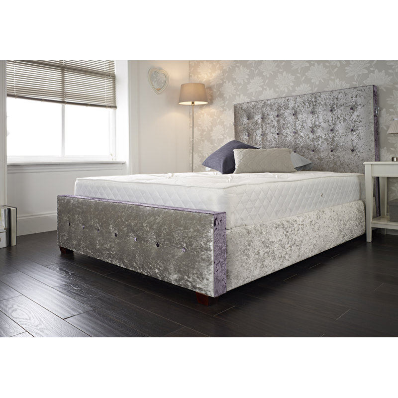 Isaias Upholstered Bed, Single (3')
