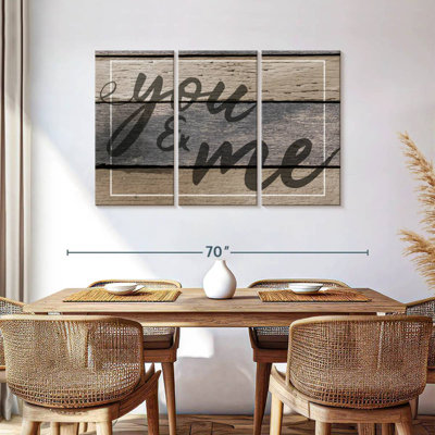 You And Me Wall Sign