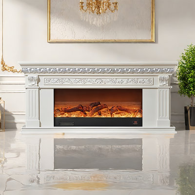 Electronic fireplace heater