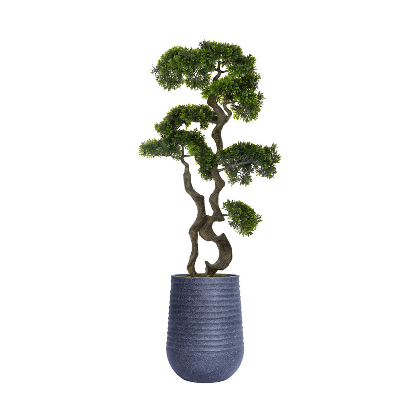 Bonsai artificiel 57,08 "en pot, Noir