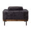 Fauteuil club en cuir fleur 43 po Oklee